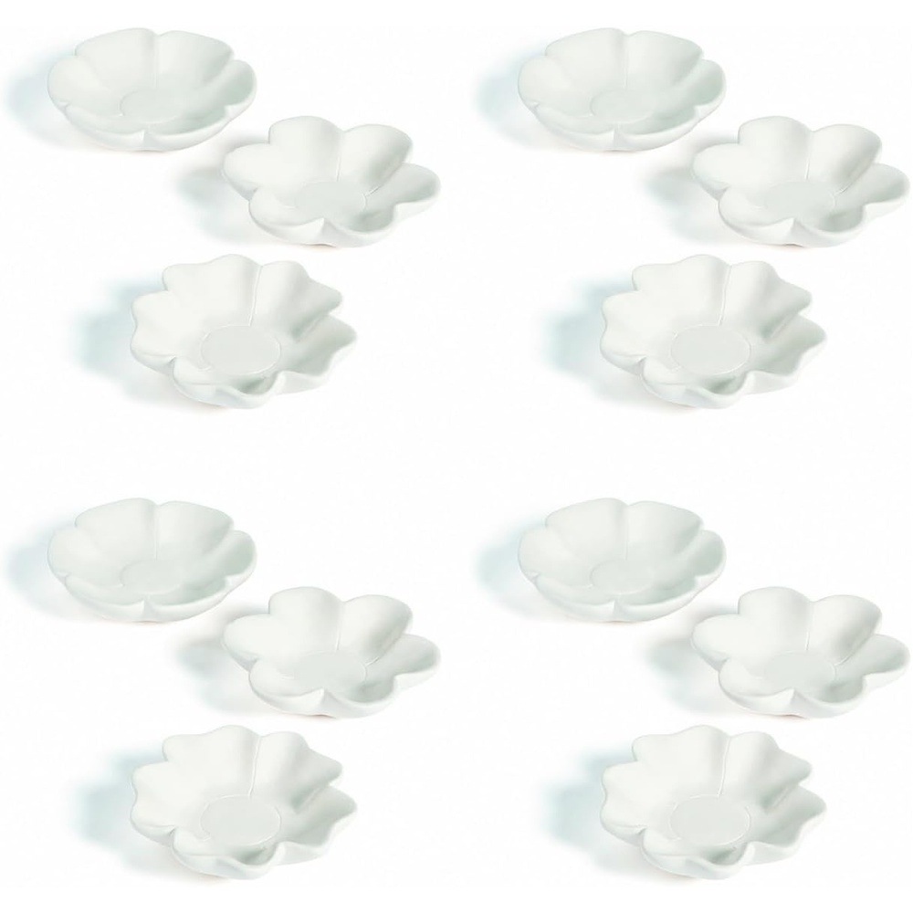 image:imageFun Express Ceramics to Paint Mini Flower Bowls 12 Pack Ceramic Painting Kit for Kids amp Adults Paintable Bisque Pottery Set with 3 Floral Designs DIY Arts and Crafts Activity for Home amp School