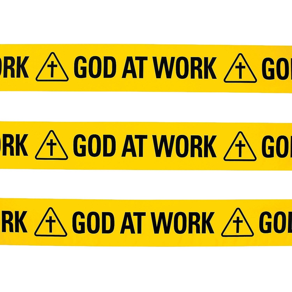 image:imageFun Express God at Work Construction Zone Tape 20 ft Sunday School Decorations for Classroom amp VBS Supplies Christian Bulletin Board Sets for Church Decorations amp Religious Classroom Decor