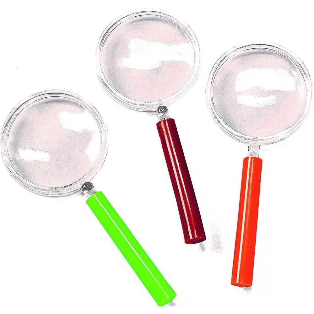 image:imageFun Express Magnifying Glasses for Kids VBS Vacation Bible School SuppliesDcor Bulk Set of 12 STEM Classroom Supplies and Mystery Party Favors