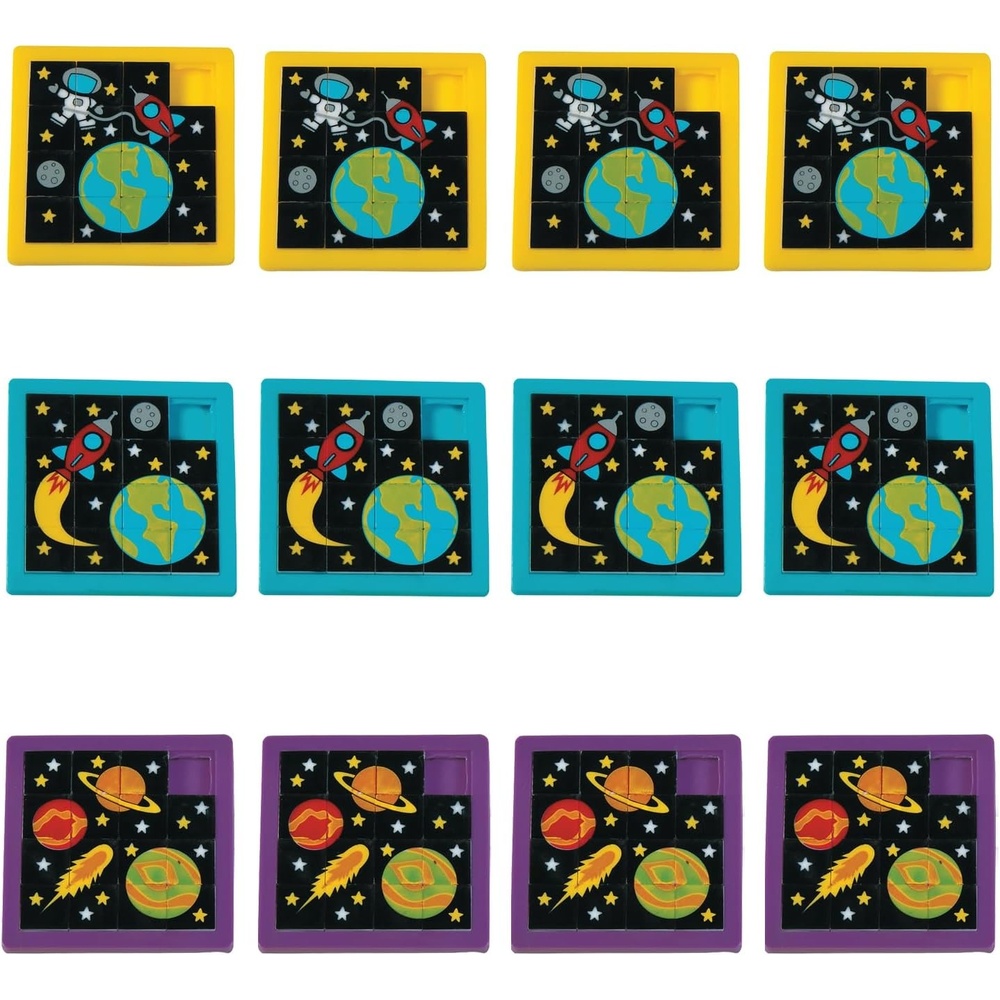 image:imageFun Express Space Slide Puzzles VBS 2026 Vacation Bible School SuppliesDecor Toys 12 Pieces2 12 inches