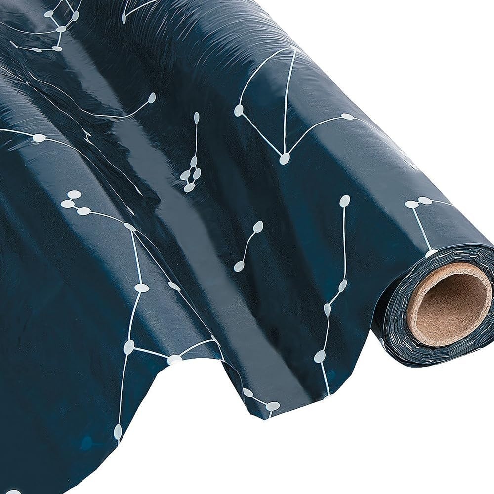image:imageFun Express Starry Night Constellation Plastic Tablecloth Roll  100 Feet Long  Space Party Decor VBS 2026