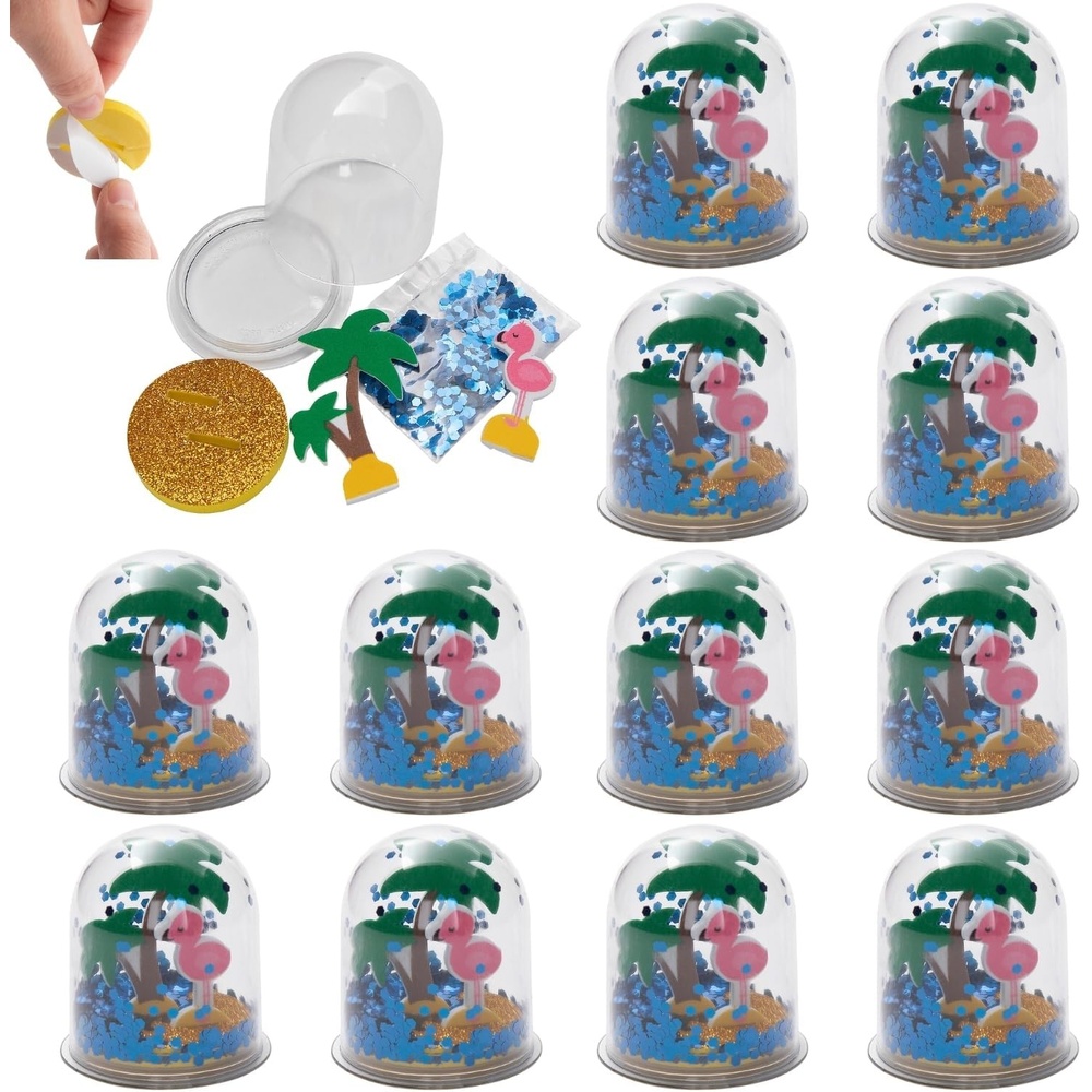 image:imageFun Express Summer Beach Glitter Globe CK12  Craft Kits  VBS Vacation Bible School SuppliesDecor  12 Pieces