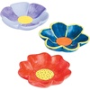 Fun Express Ceramics to Paint Mini Flower Bowls 12 Pack – Ceramic Painting Kit for Kids & Adults | Paintable Bisque Pottery Set with 3 Floral Designs | DIY Arts and Crafts Activity for Home & School