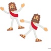 Fun Express Jesus Figurines Bendable Toys 24 Pack -Mini Jesus Figures Bulk Christian Gift for Kids |Religious Easter Basket Stuffers & Church Party Favors |Vinyl Jesus Dolls for Sunday School VBS 2026