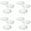 Fun Express Ceramics to Paint Mini Flower Bowls 12 Pack – Ceramic Painting Kit for Kids & Adults | Paintable Bisque Pottery Set with 3 Floral Designs | DIY Arts and Crafts Activity for Home & School