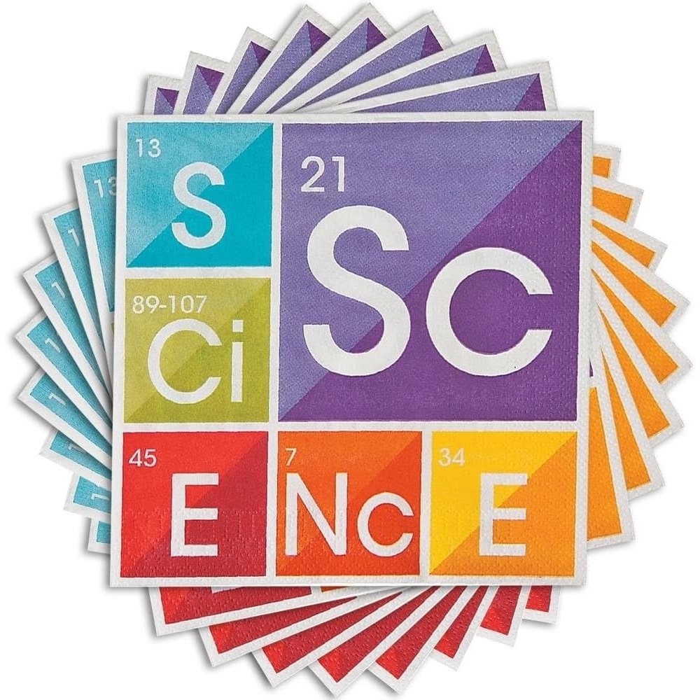 image:imageFun Express Science Party Luncheon Napkins 16pc for Birthday Party Supplies Print Tableware Print Napkins Birthday 16 Pieces