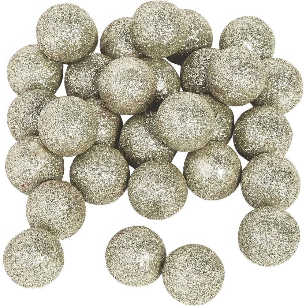 image:imageFun Express Silver Glitter Ball Vase Filler  Sparkling Party Dcor Centerpieces Weddings Events amp Special Occasions Adds Glamorous Touch Table Settings  Perfect for Floral Arrangements  40 Pieces