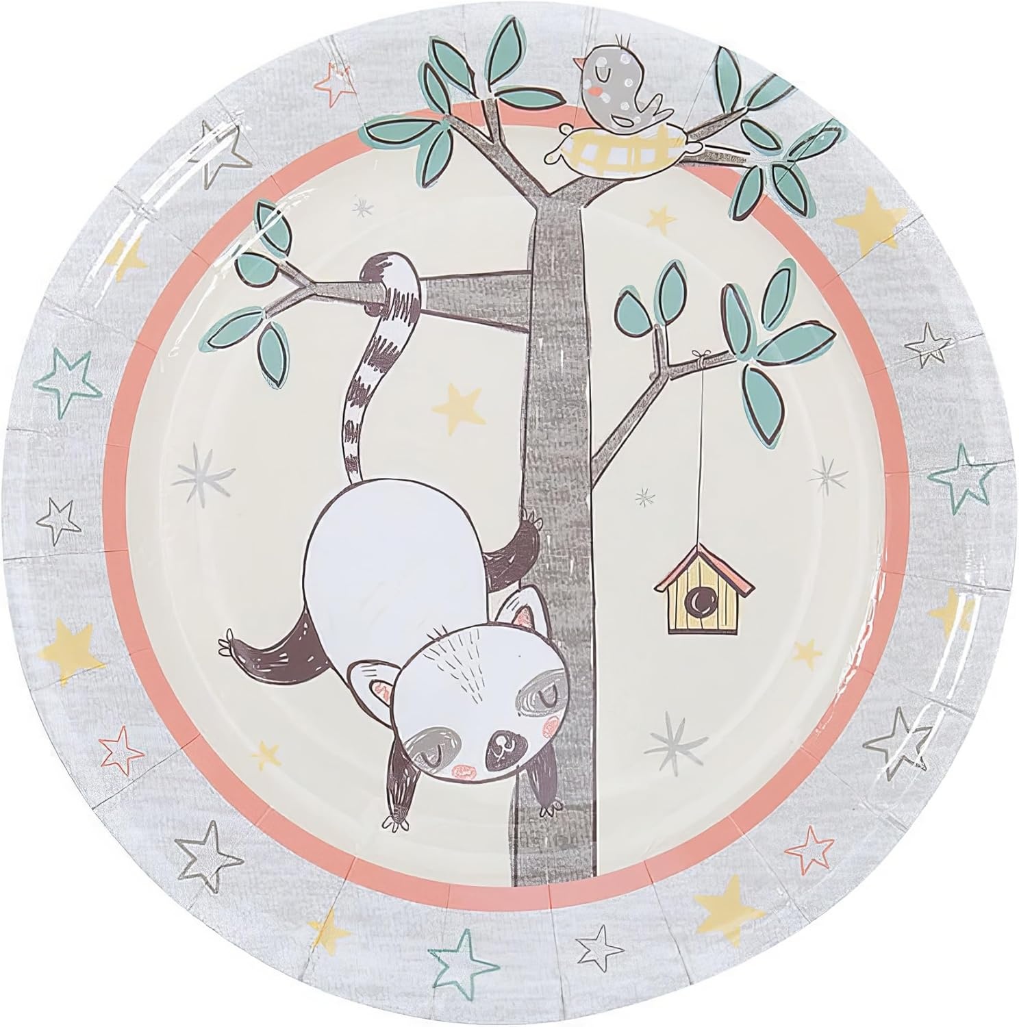 image:imageFun Express Little Panda amp Friends Paper Dessert Plates Dessert Paper Plate for Kids Baby Wedding Shower Christmas Brunch and Garden Holiday Events Stylish Paper Finish Party Supplies 8 Pieces