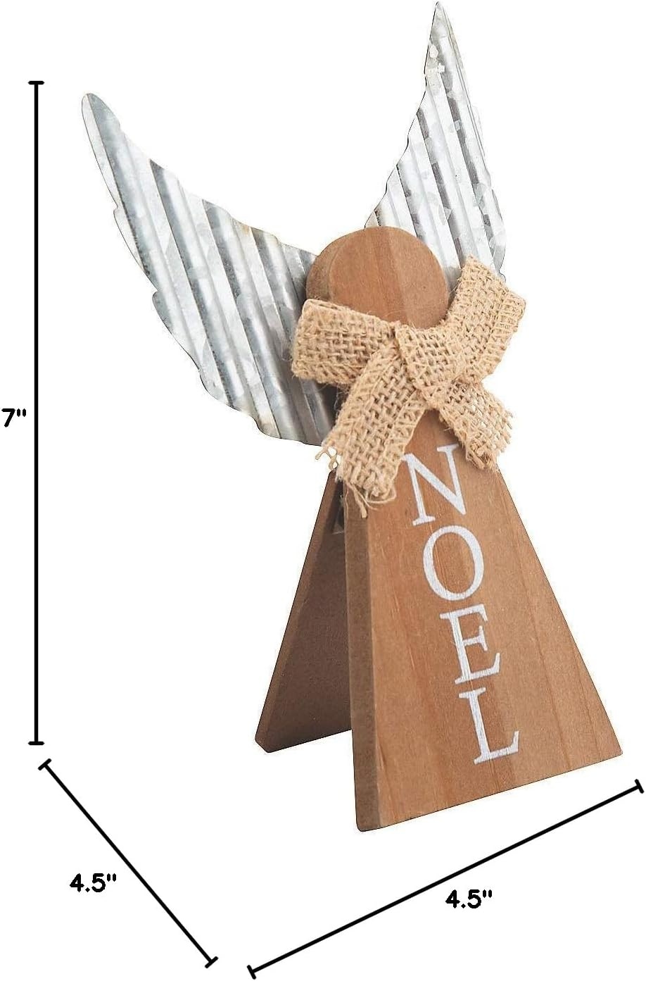image:imageFun Express Noel Tabletop Angel Elegant Christmas Home Decor Glittering Gold amp White Holiday Table Centerpiece Perfect for Christmas Parties Holiday Decor amp Seasonal Celebrations 1 Piece