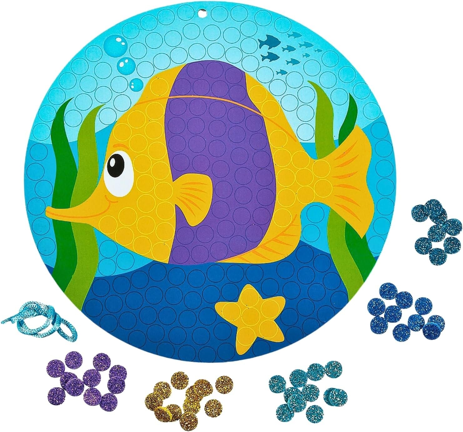 image:imageGlitter Mosaic Fish Craft Kit 12 Crafts for Kids and Fun Home Activities VBS 2026
