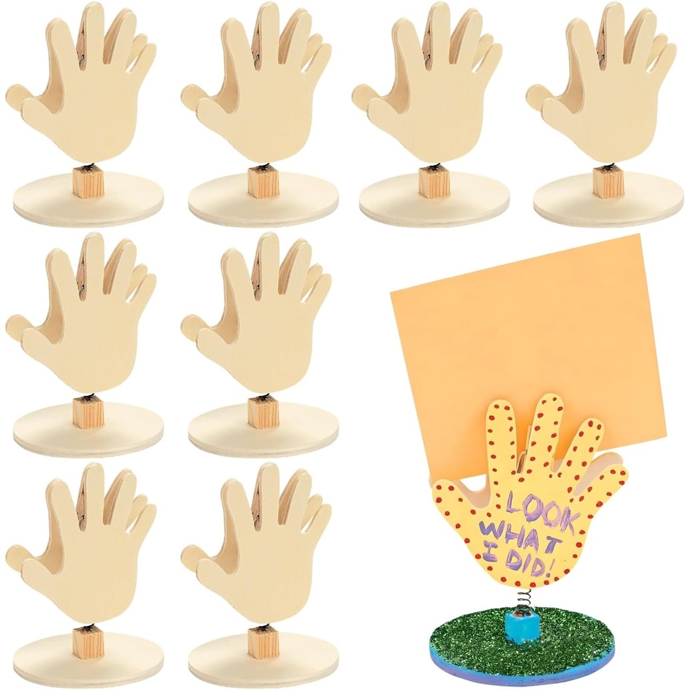 image:imageDo It Yourself Wood Praying Hands Note Holder Crafts for Kids and Fun Home Activities