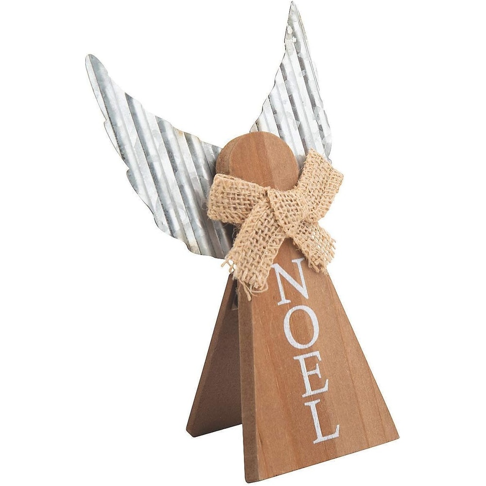 image:imageFun Express Noel Tabletop Angel Elegant Christmas Home Decor Glittering Gold amp White Holiday Table Centerpiece Perfect for Christmas Parties Holiday Decor amp Seasonal Celebrations 1 Piece