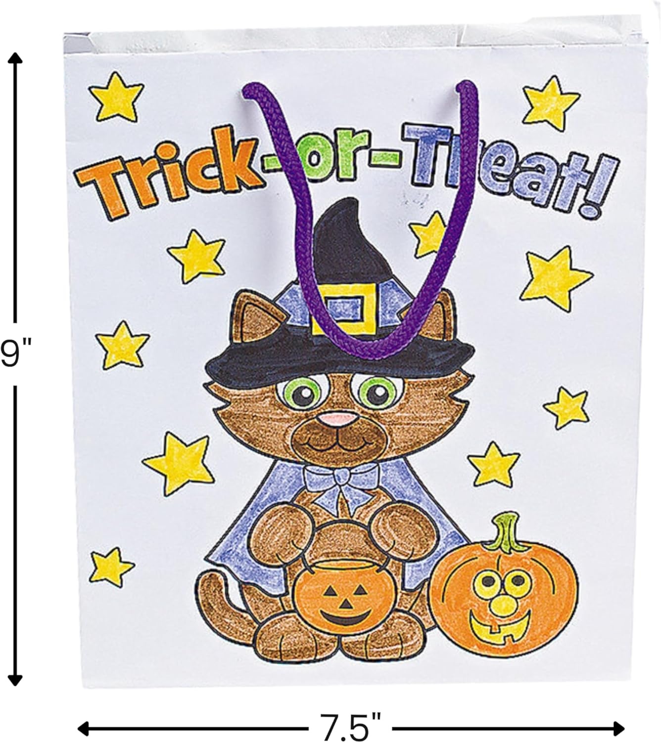 image:imageColor Your Own Halloween Bags Crafts for Kids and Fun Home Activities
