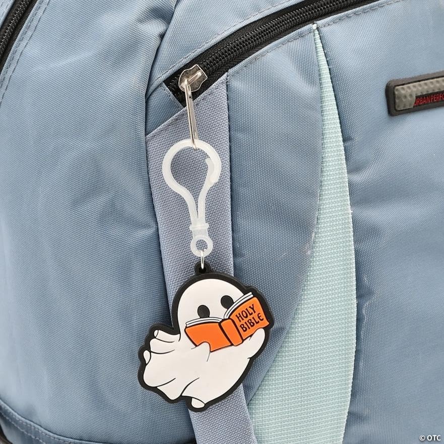 image:imageFun Express 2 14 2 34 Religious Halloween Ghost Backpack Clip Keychains 12 Pieces