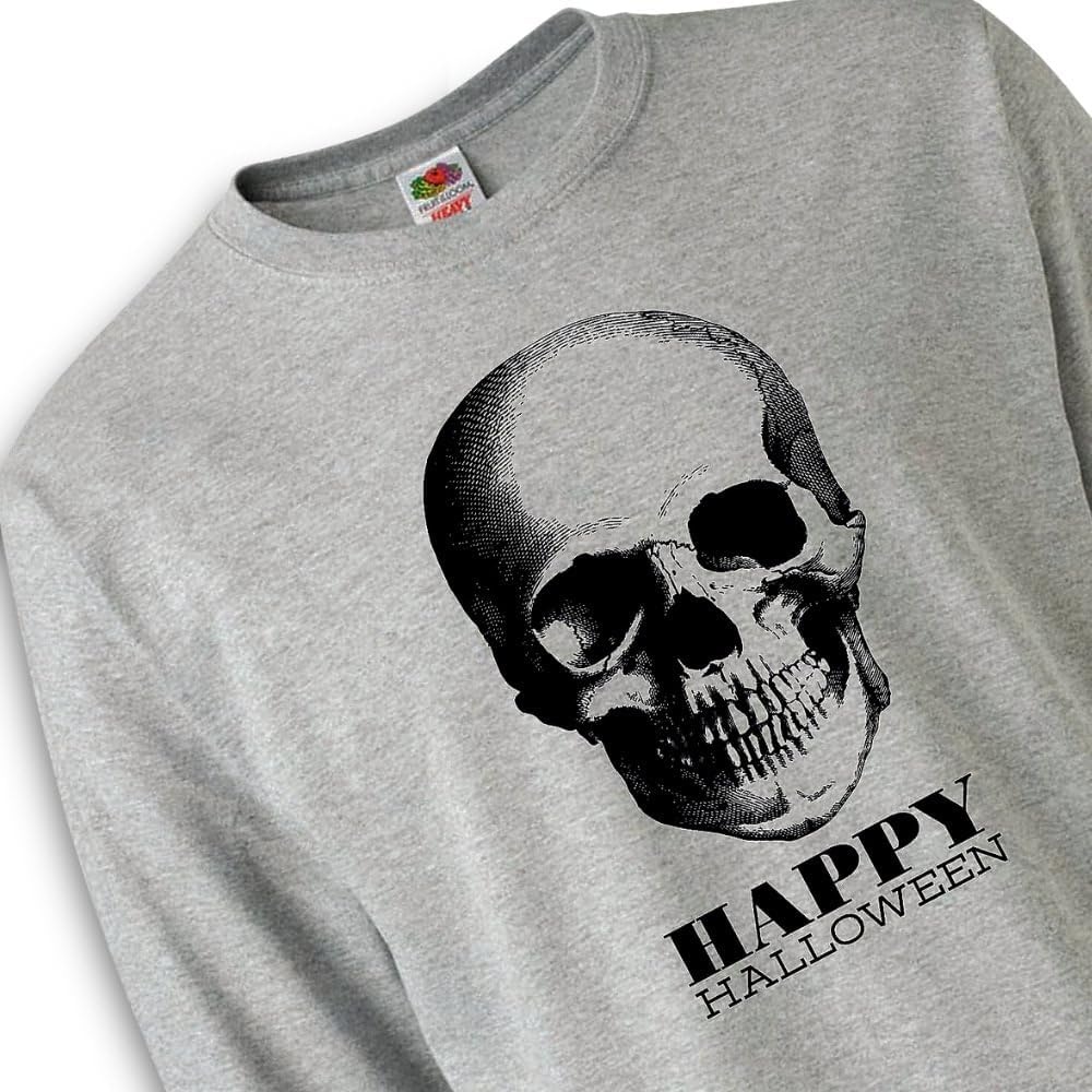 image:imageFun Express Halloween Skull Adults LongSleeve TShirt Small Apparel Accessories 1 Piece
