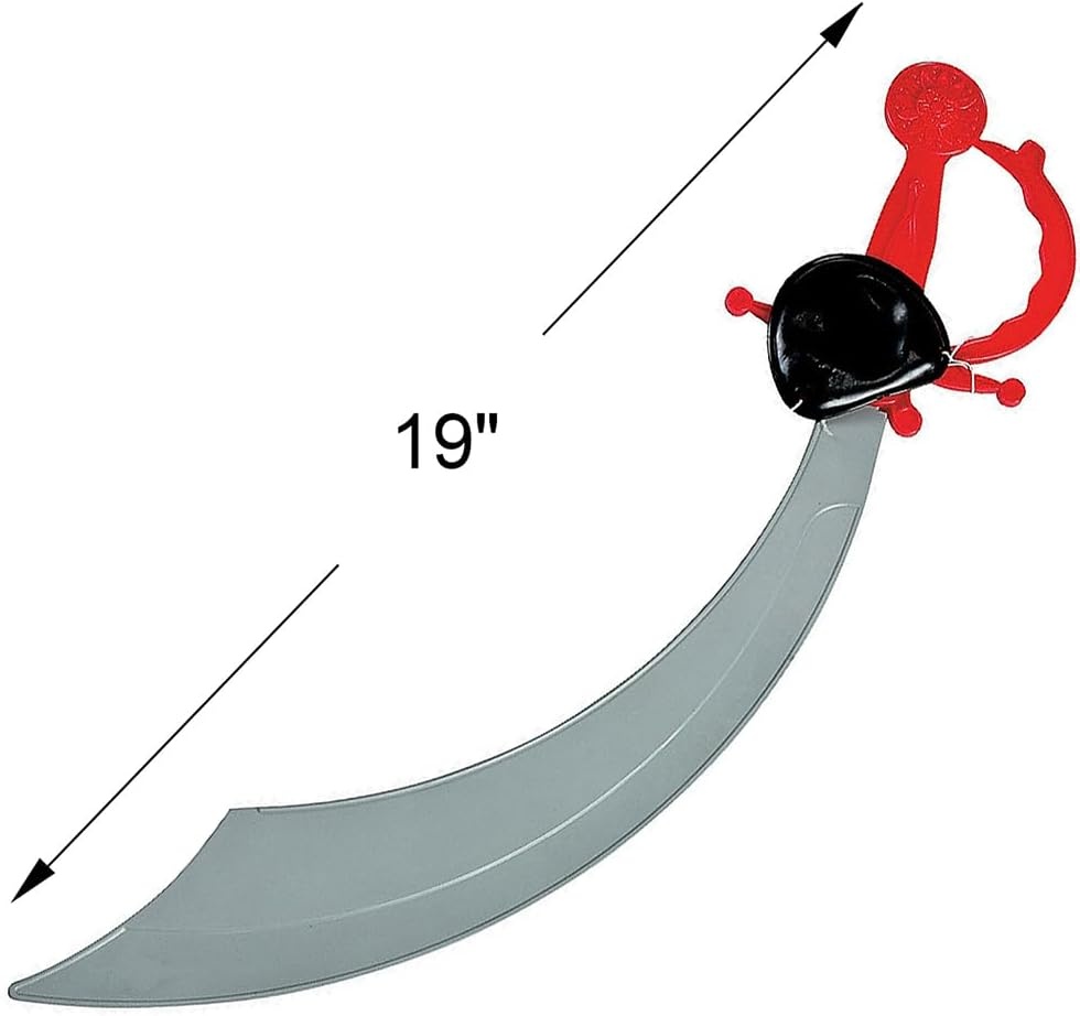 image:imagePirate Swords with Eye Patch Set of 12 Swords and 12 Patches Pirate Party Supplies and Halloween Costume