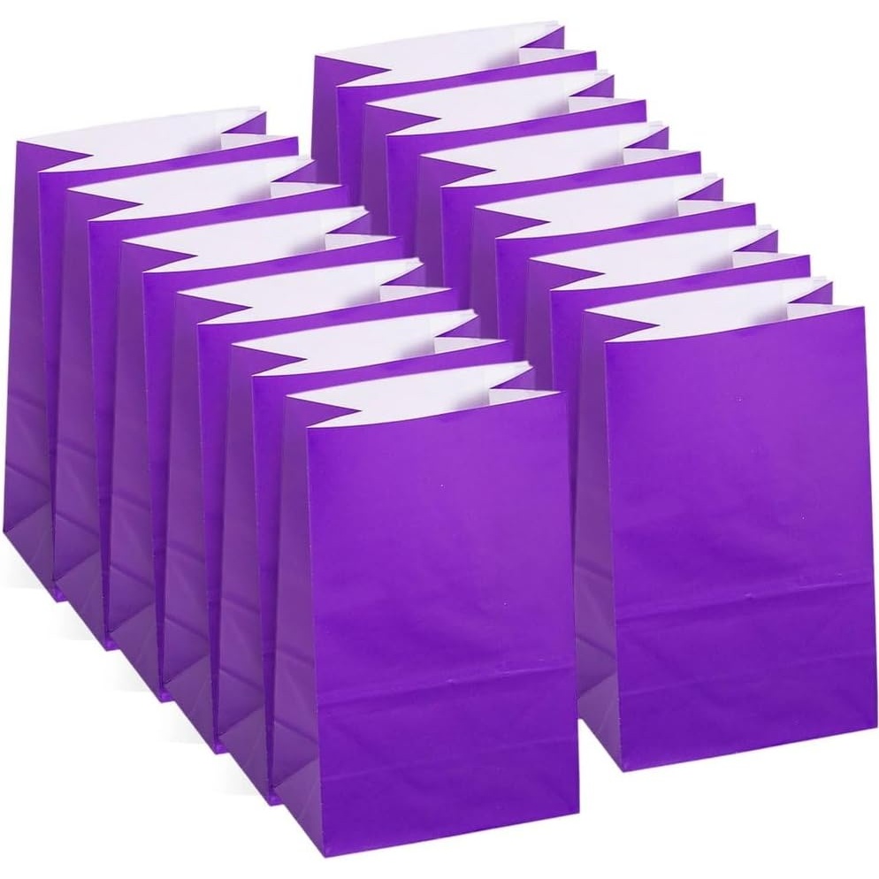 image:imageFun Express MINI Purple Paper Treat Bags 24PC