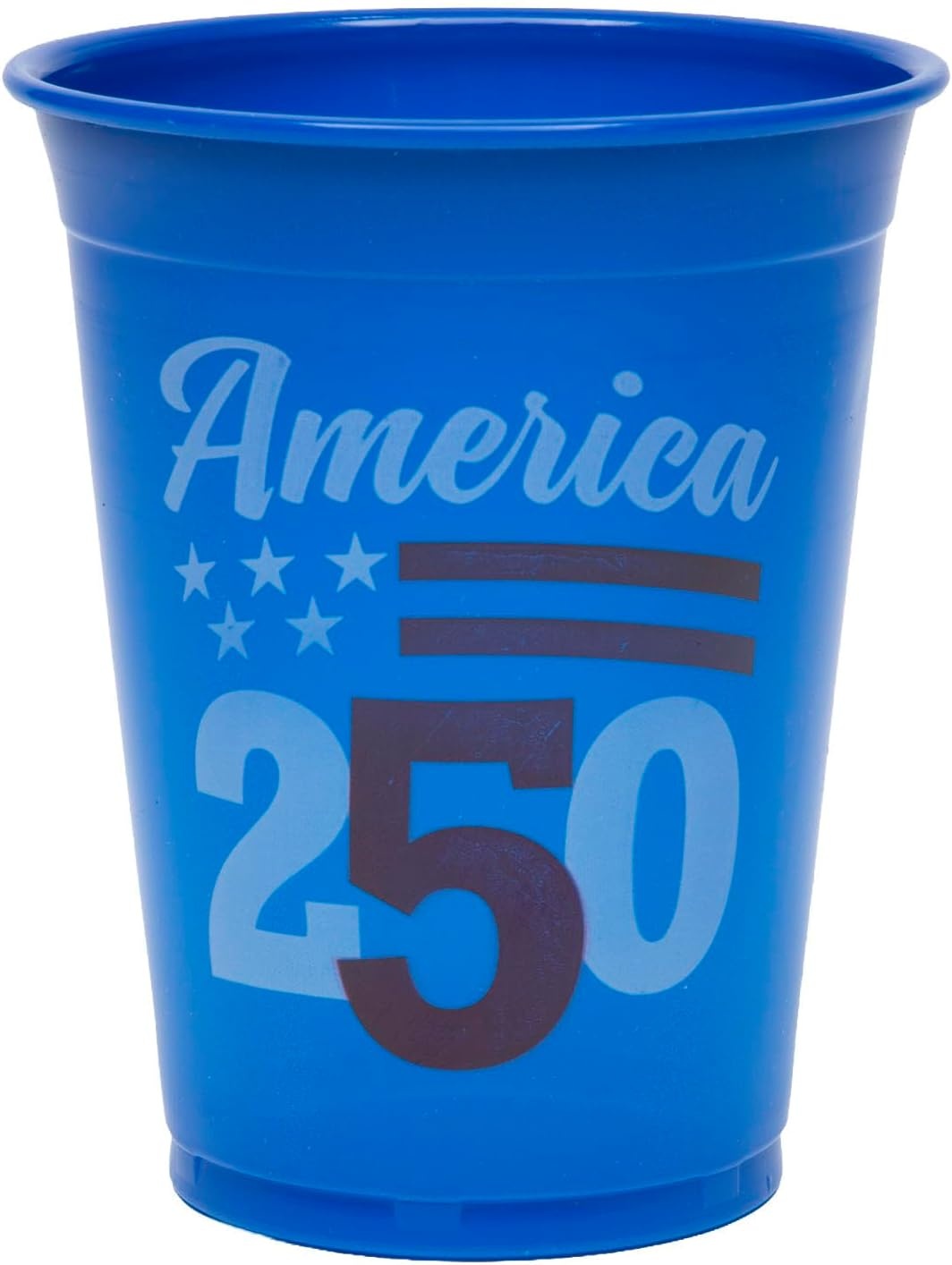 image:imageFun Express 16 oz 50 Count USA 250th Anniversary Red White and Blue USA Flag Design Premium Quality for 4th of July Party BBQ amp Summer Events
