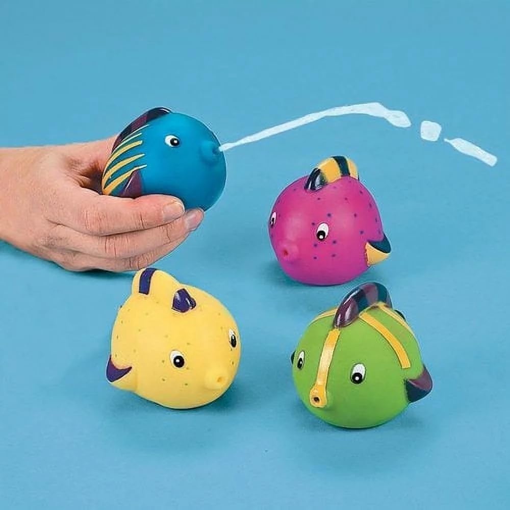 image:imageFun Express Fish Squirt Toys VBS Vacation Bible School SuppliesDecor Set of 12 Great Party Favors and Pool Toys