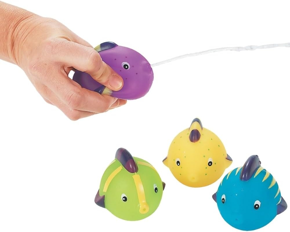 image:imageFun Express Fish Squirt Toys VBS Vacation Bible School SuppliesDecor Set of 12 Great Party Favors and Pool Toys