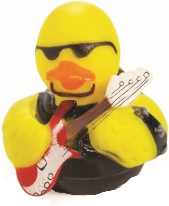 image:imageRockstar Rubber Ducks Assorted Styles 12 Pieces Birthdays Grand Events Party Favors Table Decorations Treasure Chest Supplies Rock Stars