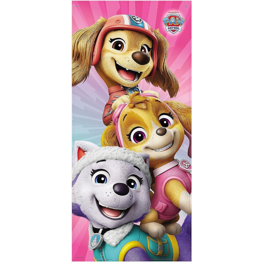 image:image27 x 60 Paw Patrol Skye Liberty amp Everest Polyester Door Cover
