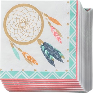TRIBAL BOHO PARTY BEV NAPKIN – Party Supplies – 16 Pieces