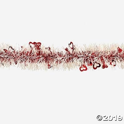 image:imageFun Express Valentine Tinsel Garland WHearts