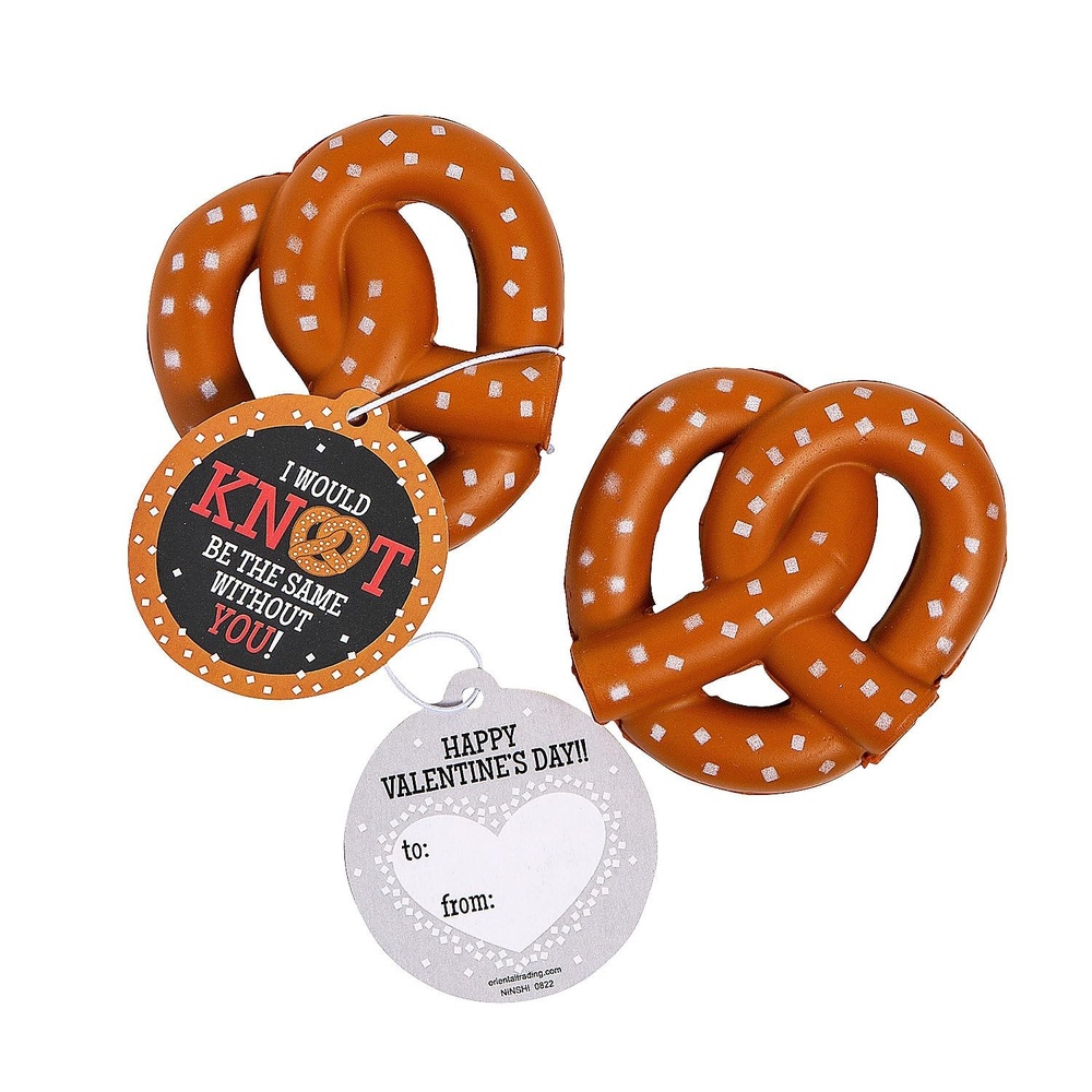 image:imageFun Express Pretzel Valentine Exchange with Cards Tasty Valentine Treats Customizable Cards for Classroom Parties Gifts amp Celebrations Fun Sweet amp Thoughtful Valentines Day Favors 12 Pieces