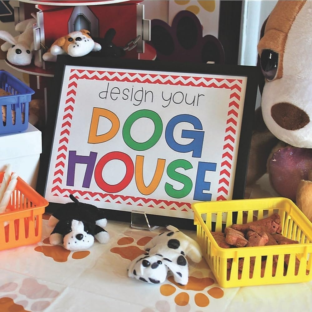 image:imageFun Express Mini Stuffed Animal Puppies Set of 12 Plush Dogs Toys Party Favors and Easter Basket Filler