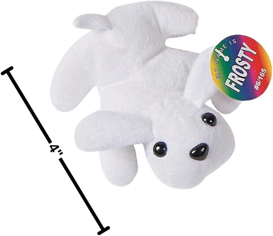 image:imageFun Express Mini Stuffed Animal Puppies Set of 12 Plush Dogs Toys Party Favors and Easter Basket Filler