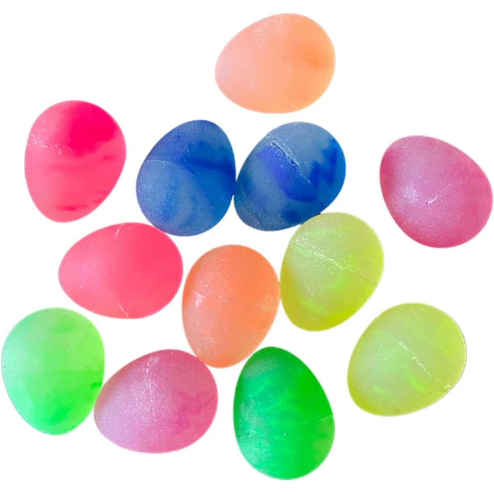 image:imageFun Express  GID Swirl Egg Balls for Easter  Toys  Balls  Bouncing Balls  Easter  12 Pieces