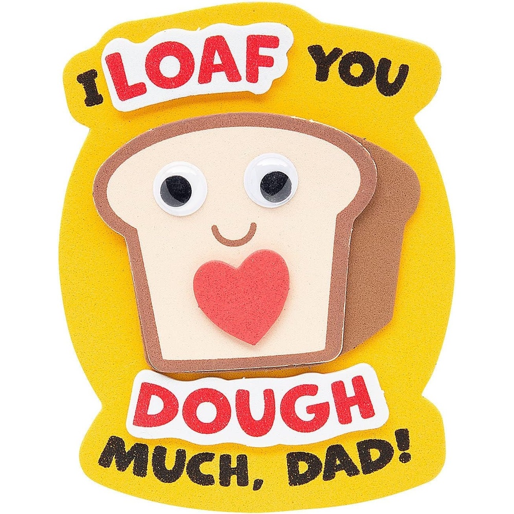 image:imageI Loaf You Dad Magnet Craft Kit Makes 12
