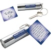 Fun Express 3 1/4″ Man of God Metal Flashlight Keychains with Card for 12