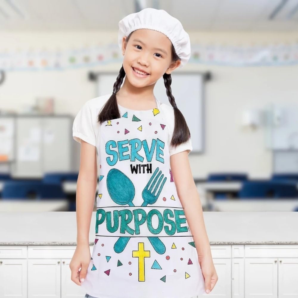 image:imageFun Express Color Your Own Food Truck VBS Aprons VBS Vacation Bible School SuppliesDecor 12 Pieces