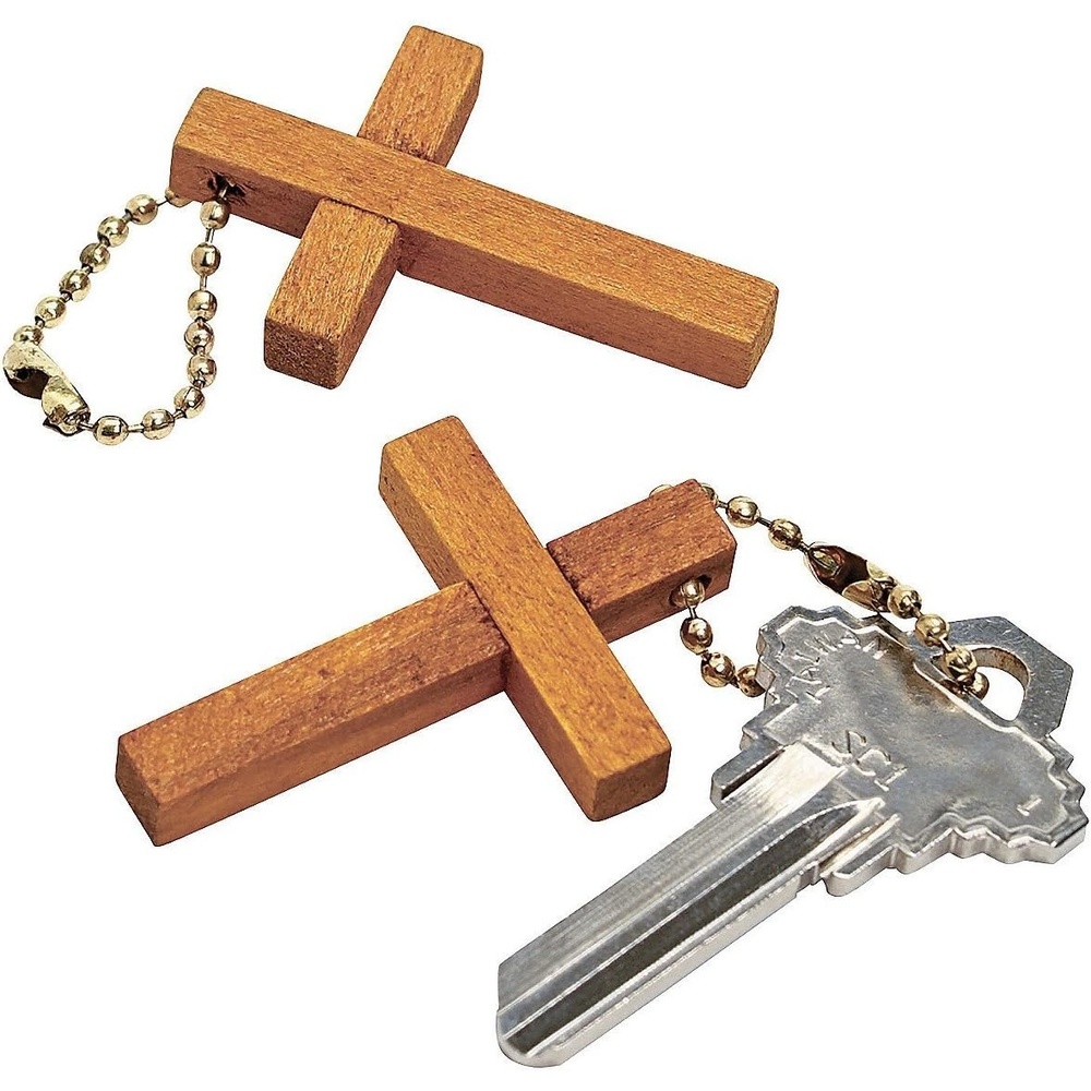 image:image12 Wooden Cross Key Chains