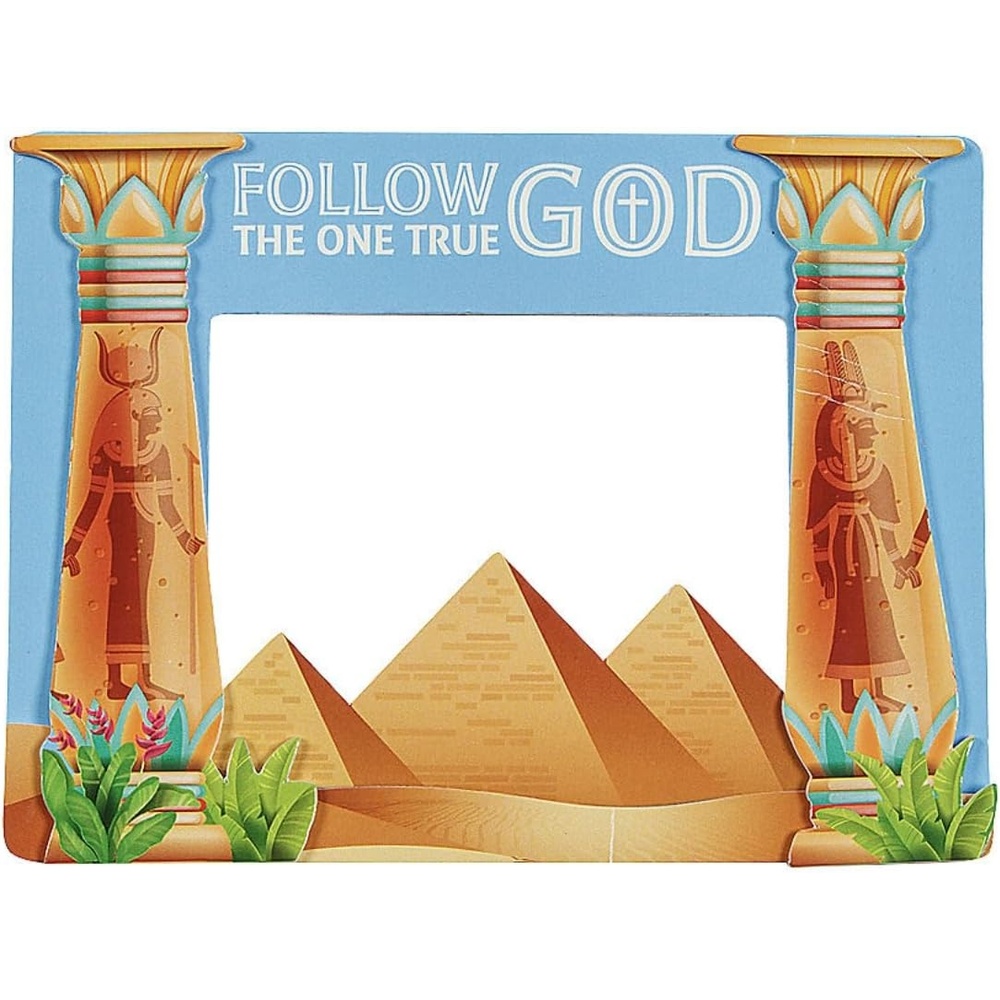 image:image6 34 x 5 Egyptian VBS Picture Frame Magnet Craft Kit Makes 12 Vacation Bible School Supplies