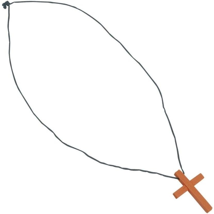 image:imageFun Express Wooden Cross Necklaces 12 Pack