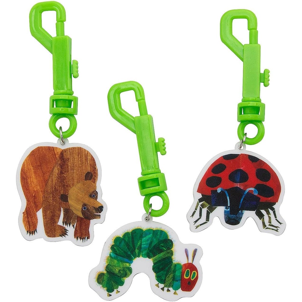 image:imageFun Express World of Eric Carle Plastic Backpack Clips 12 Pc  1 34  2