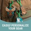 Woodland Animals Moose, Bear & Wolf Backpack Clips – 2.25″–2.75″ Rubber Charms (12 Pieces) – Nature-Themed Party Favors, Classroom Rewards & Wildlife Gifts for Kids’ Backpacks, Keychains & Totes