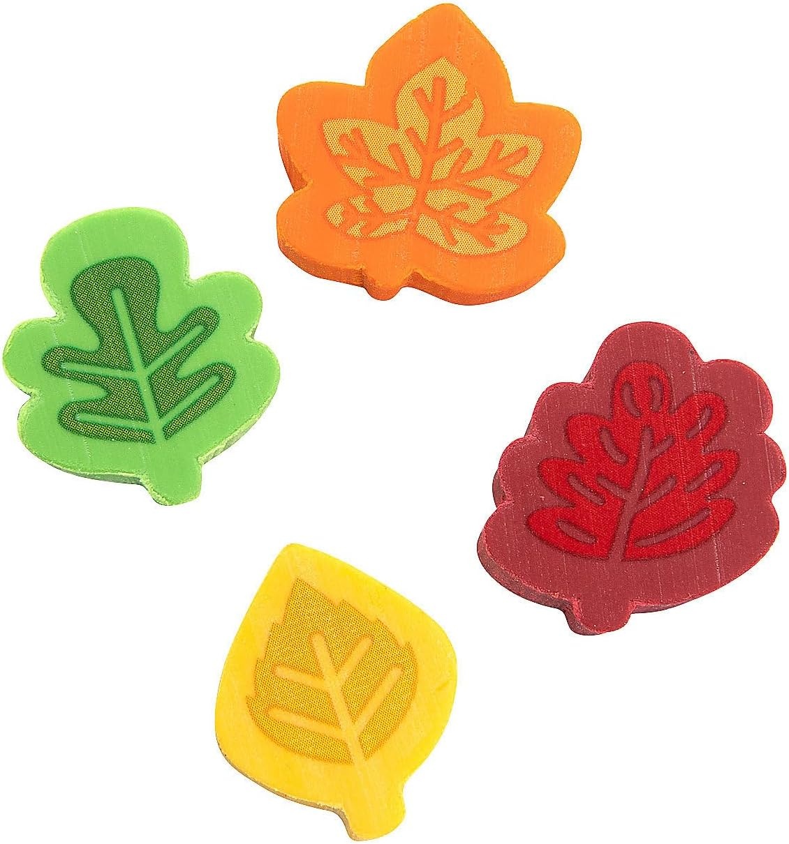 image:imageBulk Mini Fall Leaf Eraser Assortment Classroom Handouts Party Favors and Stationary 144 Pieces