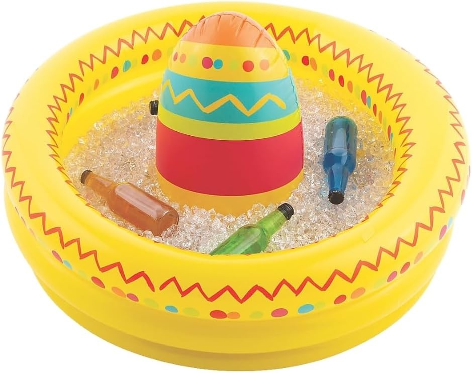 image:imageFiesta Inflatable Sombrero Cooler Cinco De Mayo Party Supplies