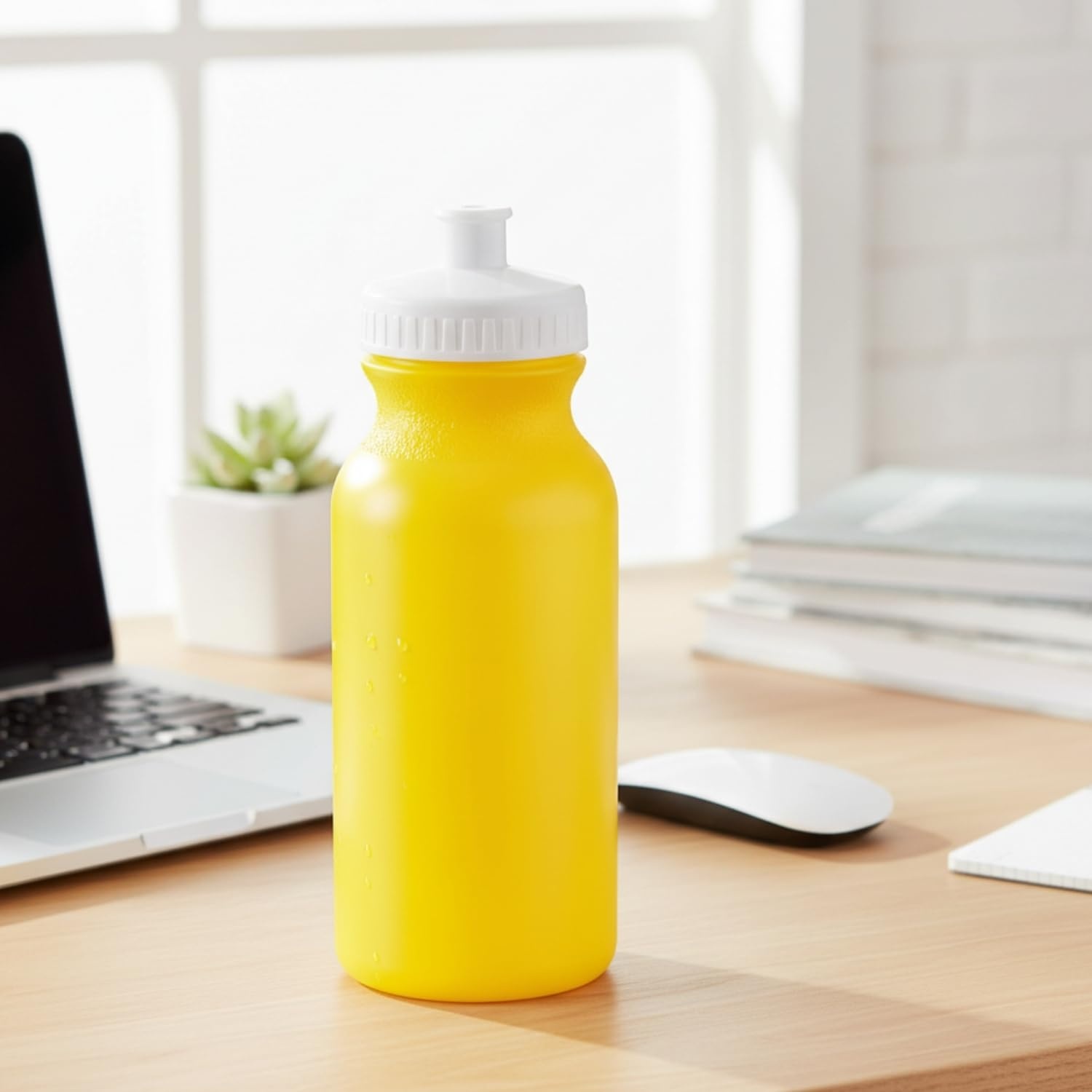 image:imageFun Express 20 oz Yellow Plastic Water Bottles 50 Pieces