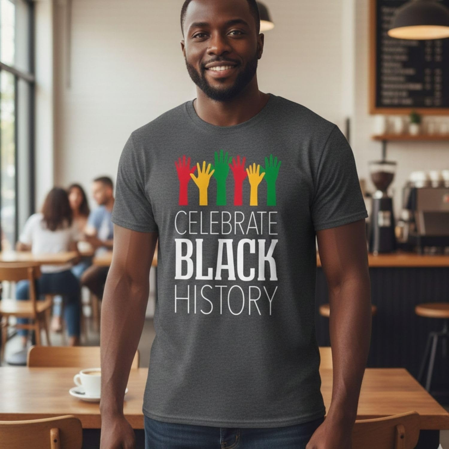 image:imageFun Express Celebrate Black History Adults TShirt Extra Large