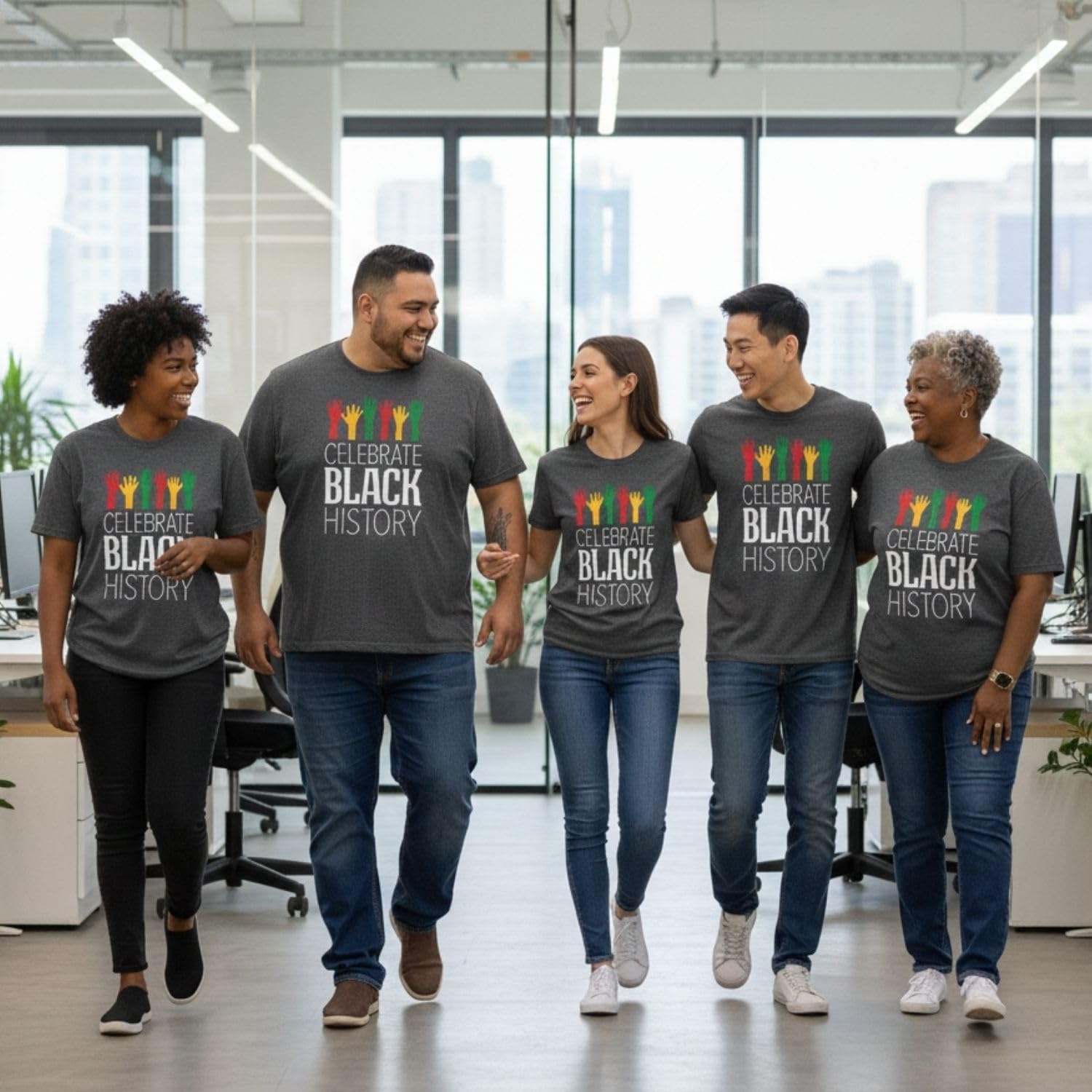 image:imageFun Express Celebrate Black History Adults TShirt Extra Large