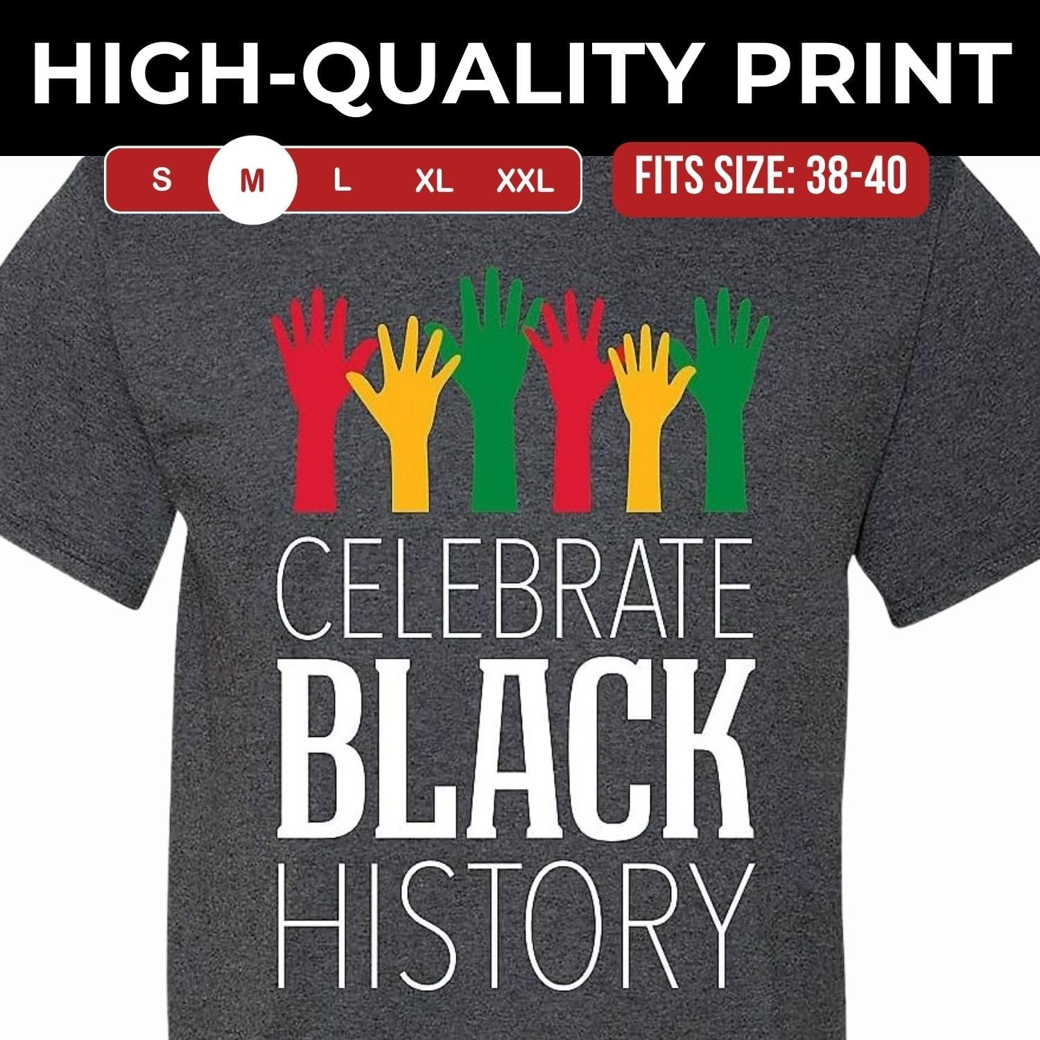 image:imageFun Express Celebrate Black History Adults TShirt Medium