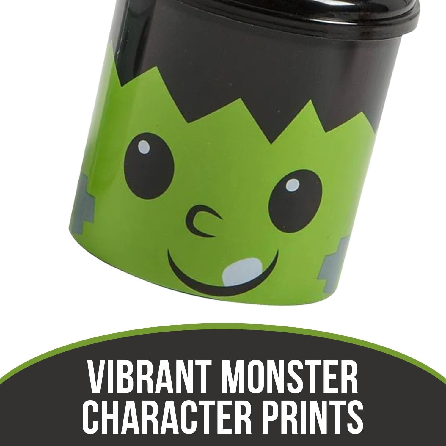 image:imageFun Express Reusable Halloween Cups with Lids and Straws 7 oz Plastic Cups for Kids 12 Pcs