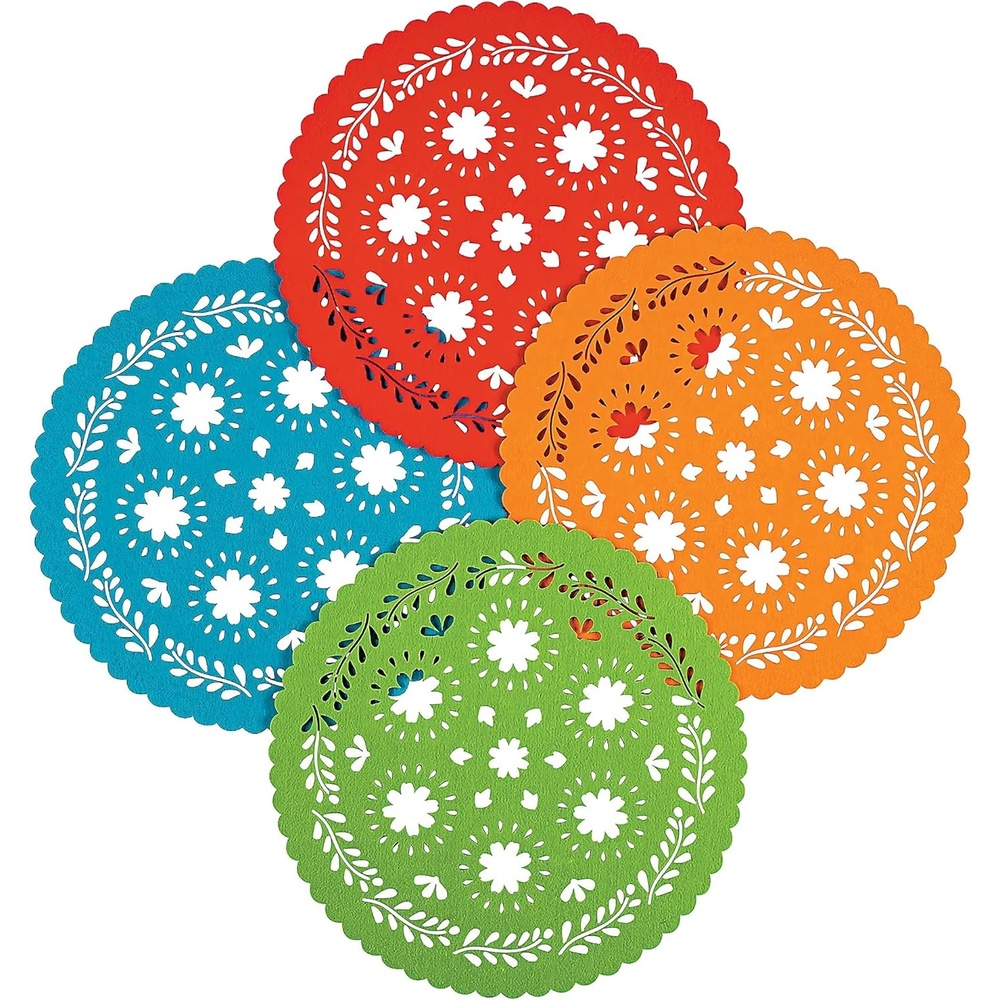 image:imageFelt Fiesta PLACEMATS  Party Supplies  4 Pieces
