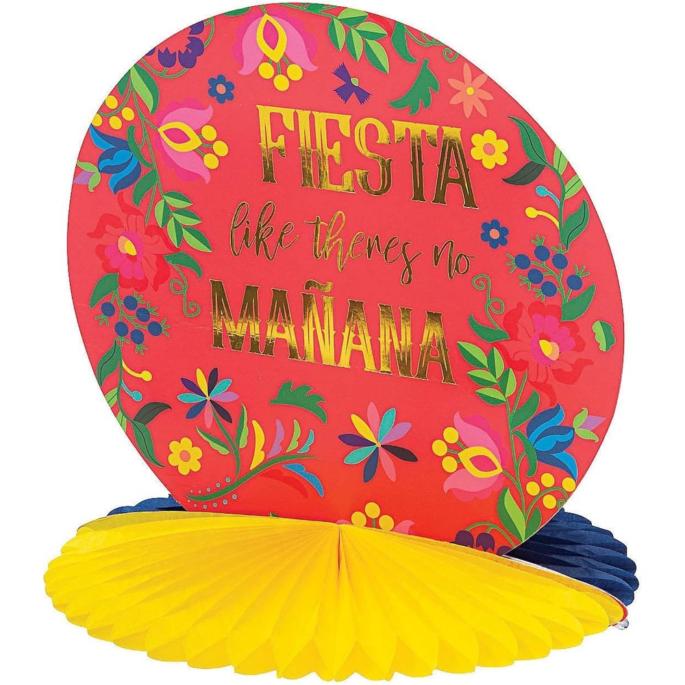 image:imageFiesta Floral Bright Centerpiece Party Decor 1 Piece