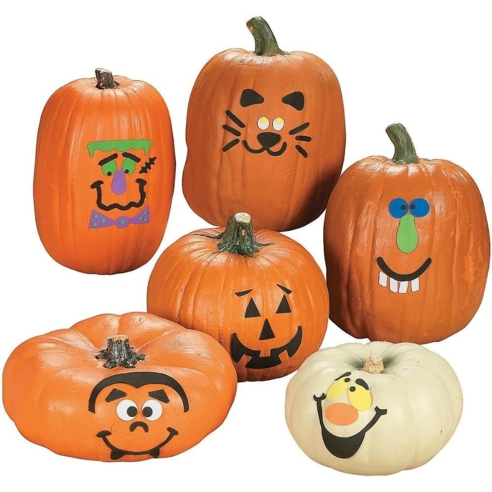 image:imageFoam Pumpkin Decorating Craft Kit 12 Crafts for Kids and Fun Home Activities1